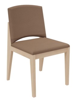 Chaise rembourrée 4 pieds Soline